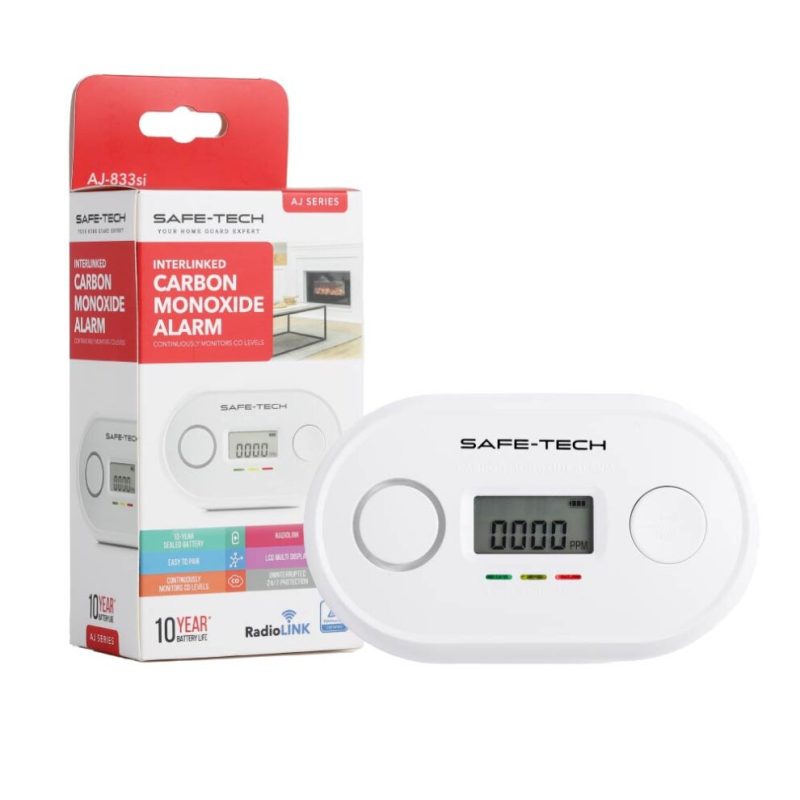 Safe-Tech Interlinked Carbon Monoxide Alarm with 10-Year Tamper