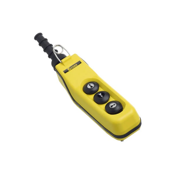 Europa Relfex Crane Pendant 3 Button Interlocked - E-Stop, Up, Down - ECPEND03PP