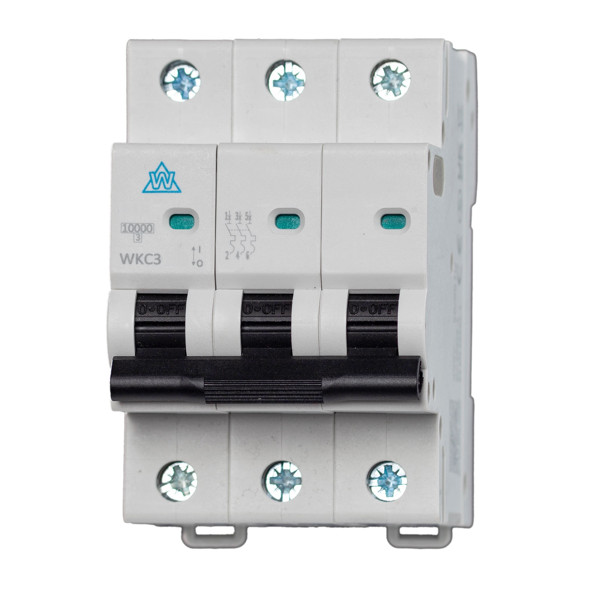 WCED 63A 3 Pole MCB C Curve 10kA – WKC363C