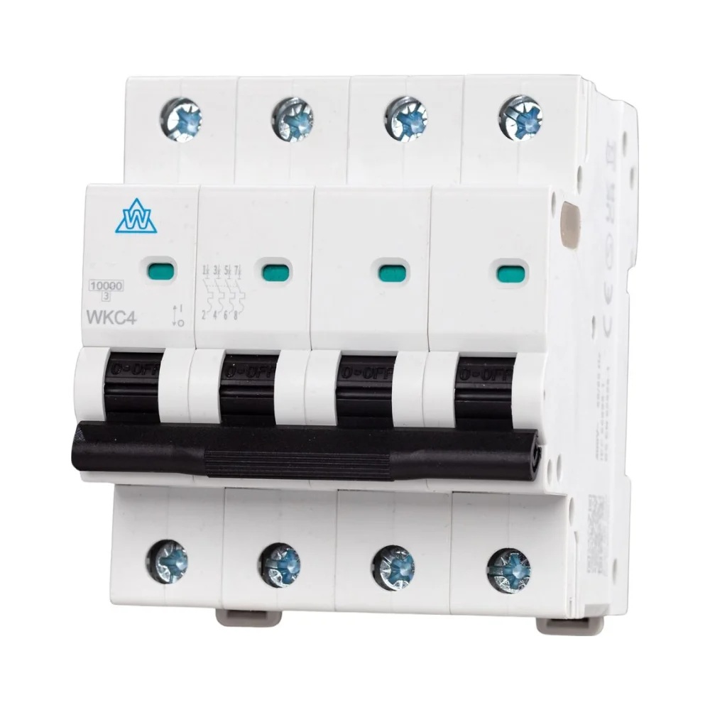 WCED 63A 4 Pole MCB B Curve 10kA – WKC463B