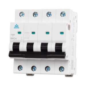 WCED 63A 4 Pole MCB C Curve 10kA – WKC463C
