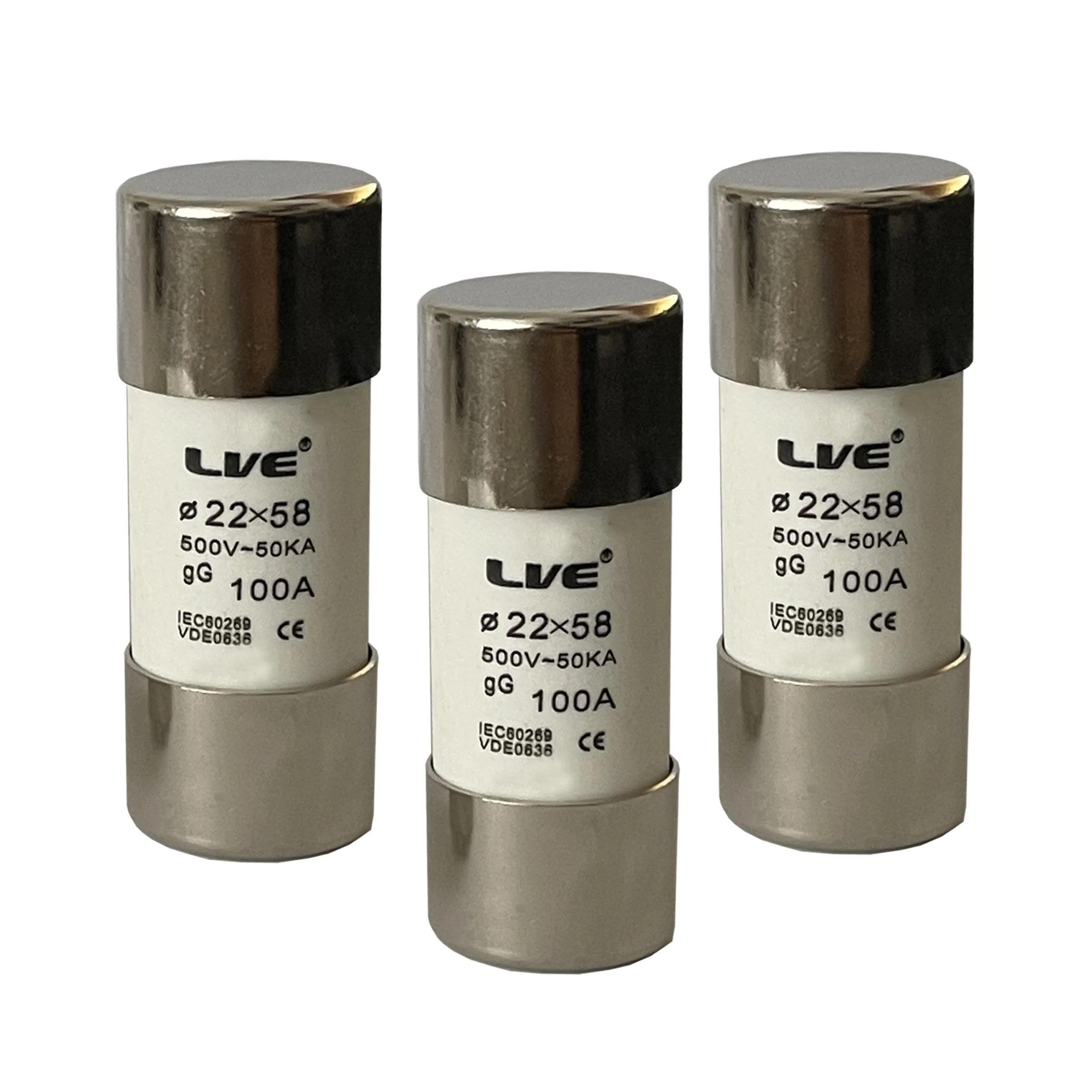Live Electrical Fused Mains Switch Metal Enclosure 4 Pole 125A M/S c/w 3 x 100A Fuses - LSFS125+F - Image 3