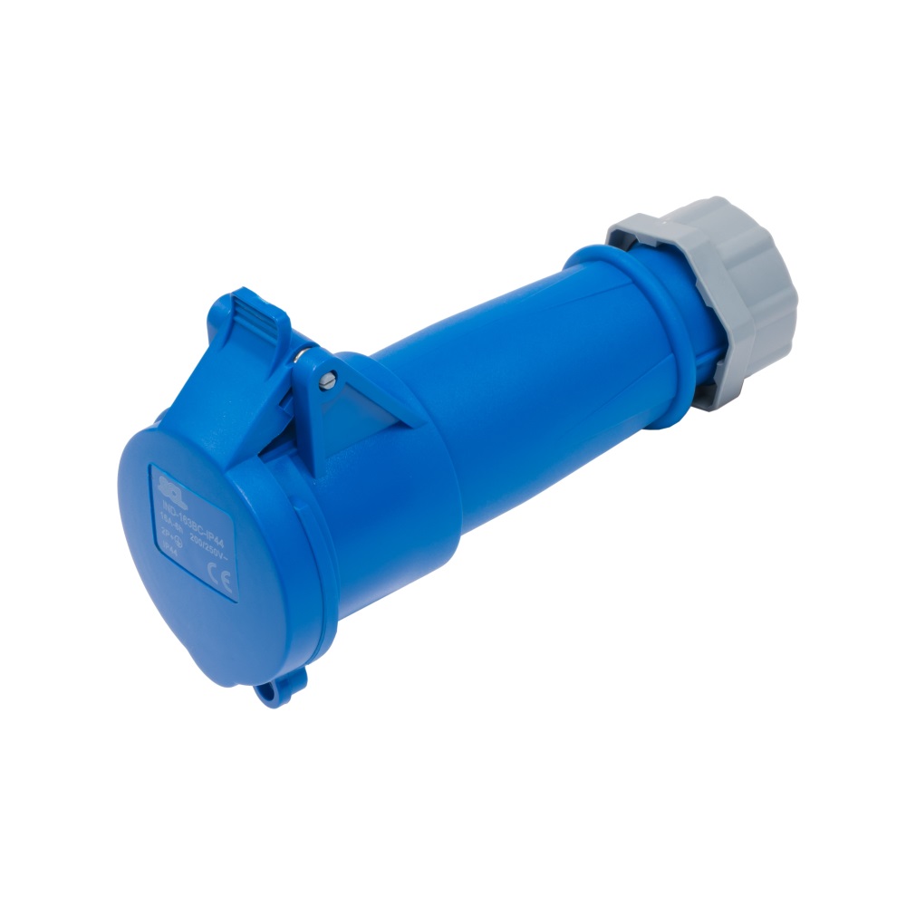 SCL 16A 3 Pin 240V Blue IP44 Coupler – IND-163BC-IP44