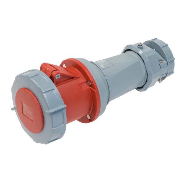 SCL 63A 4 Pin 415V Red IP67 Coupler – IND-634RC-IP67 at TEW Electrical