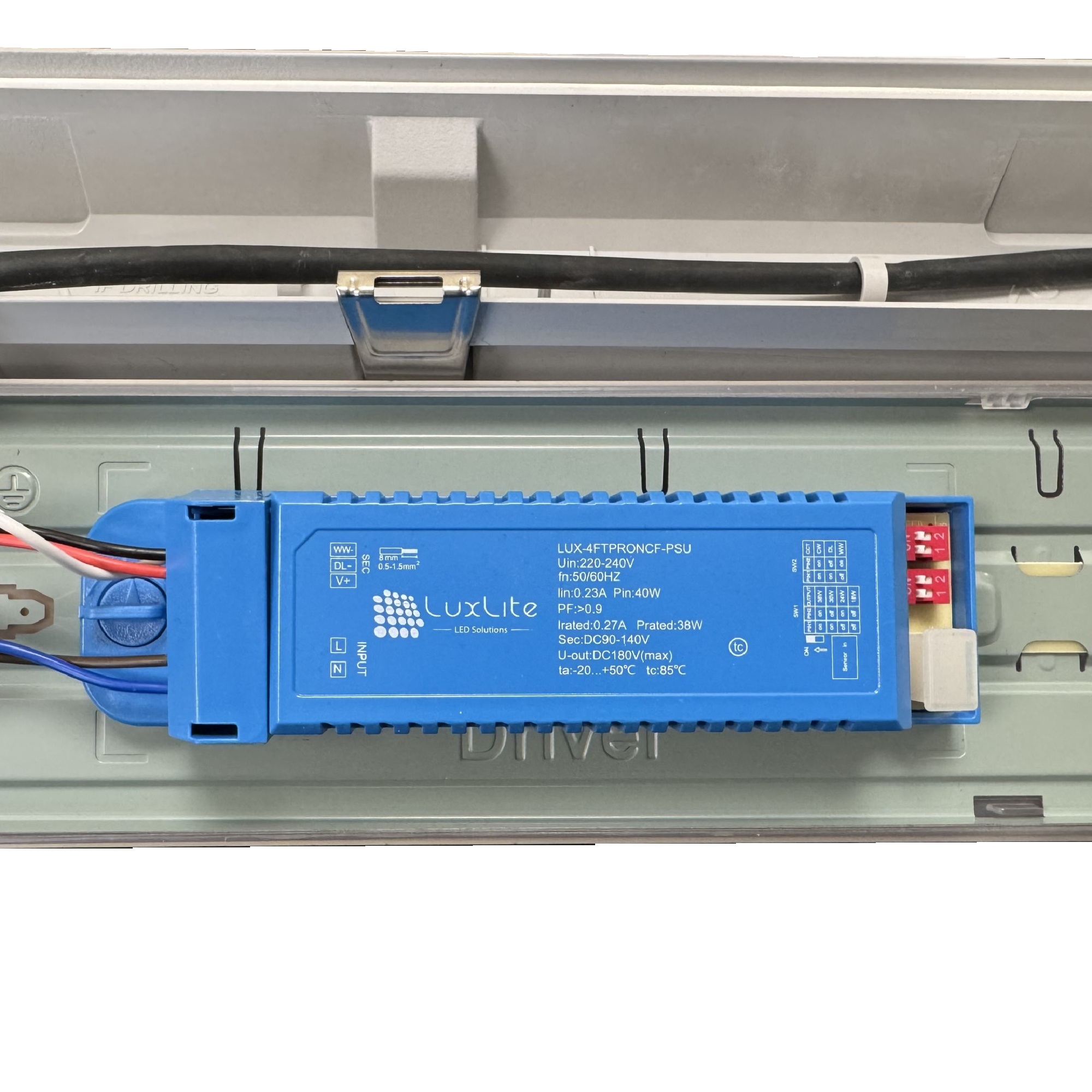 Luxlite 5ft Pro Select All-in-One NCF Anti-Corrosive 25W-30W-40W-50W 3000K, 4000K, 6000K - LUX-5FTPRO-NCF - Image 13