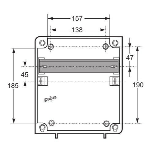 Famatel 2 Way Hook Up Unit 2 x 16A 2P+E Electronic Interlock Lockable Sockets 2 x 16A RCBO Type A DP 30mA 2 x 45A kWh Meter – NSICAV2/M/LK - Image 6