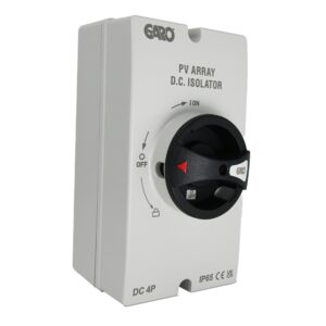 Garo Safety Isolator DC 16Amp 4 Pole IP65 - SIDC416IP65
