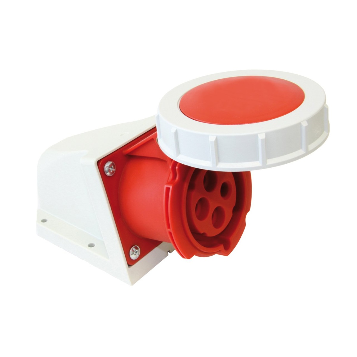Garo 16A 5 Pin (3P+N+E) Red IP67 Industrial Wall Socket 200-415V - UIV416-6S-RU