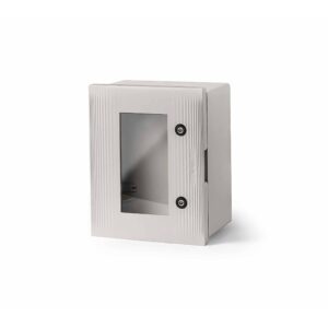 Famatel Stone Series GRP Enclosure 400 x 300 x 200mm Transparent Door IP66 - 49134-T