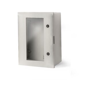 Famatel Stone Series GRP Enclosure 600 x 400 x 250mm Transparent Door IP66 - 49146-T