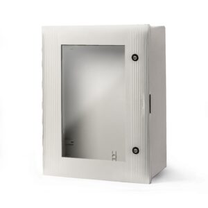 Famatel Stone Series GRP Enclosure 700 x 500 x 250mm Transparent Door IP66 - 49157-T