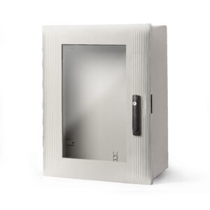 Famatel Stone Series GRP Enclosure 800 x 600 x 300mm Transparent Door IP66 - 49168-T-3P
