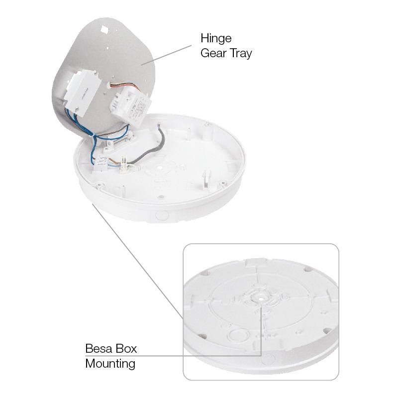 All LED Bruno 3 16W LED IP65 IK10 CCT Selectable Bulkhead - AB/BRU/CCT - Image 4