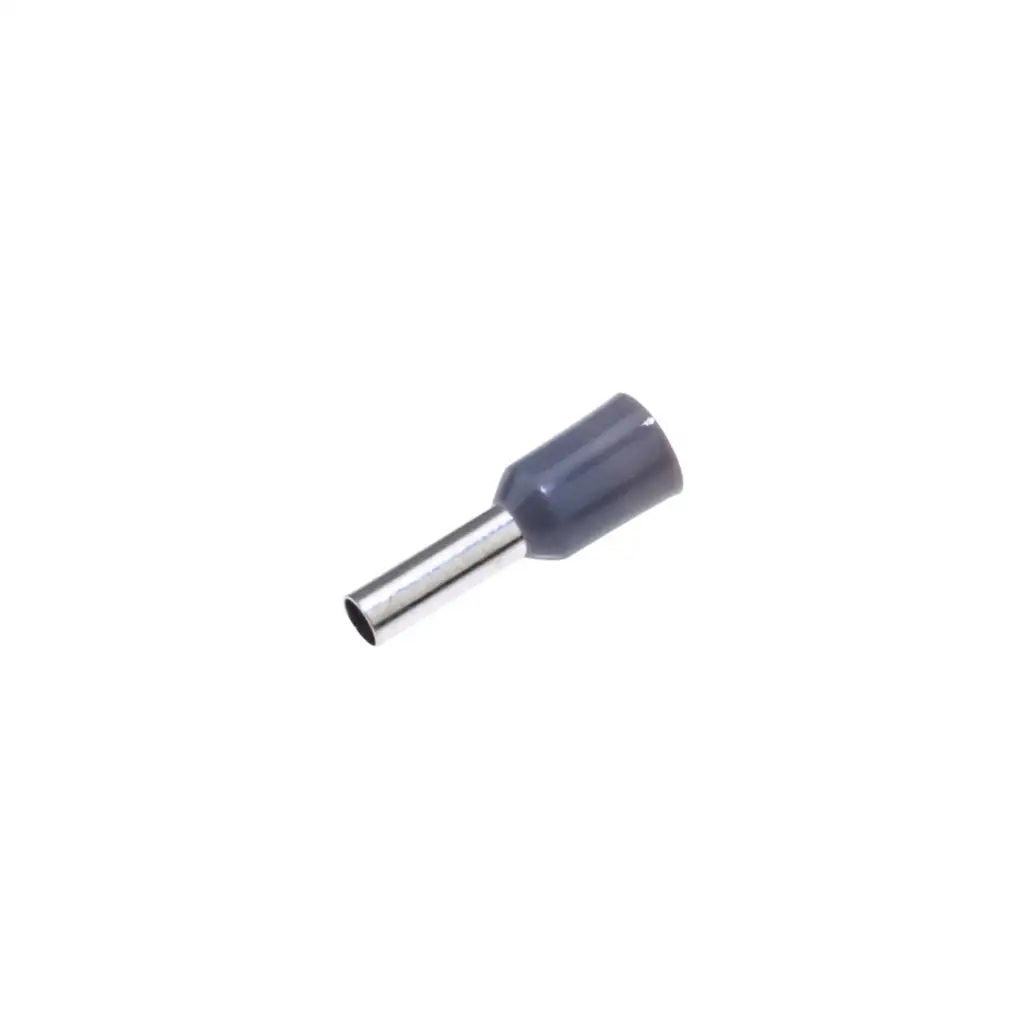 Deligo 2.5mm Bootlace Ferrules Grey French (Pack of 100) - CE2.5F