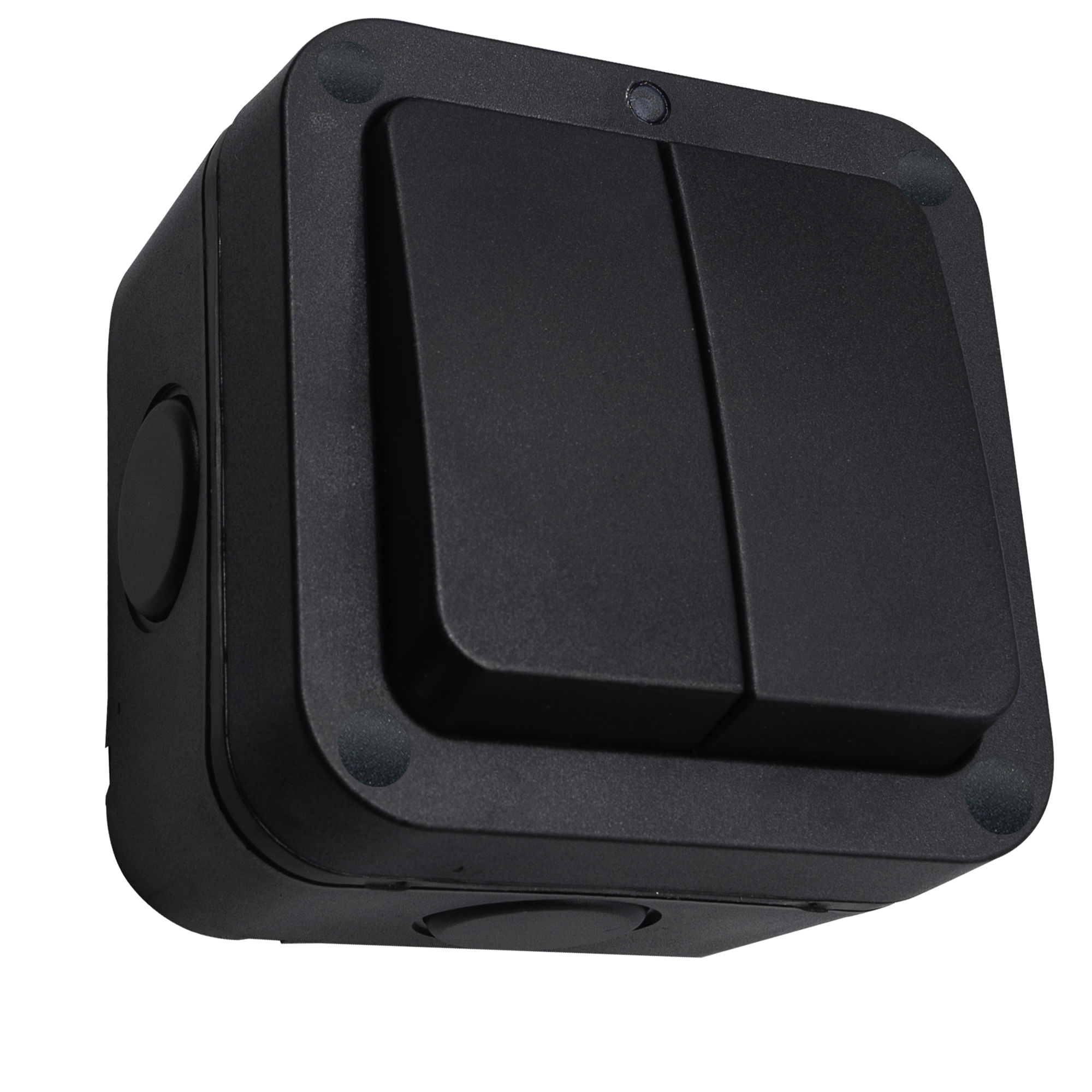 Niglon Hurricane 2 Gang 2 Way 20A IP66 Weatherproof Switch Black - H-BWS202 - Image 5