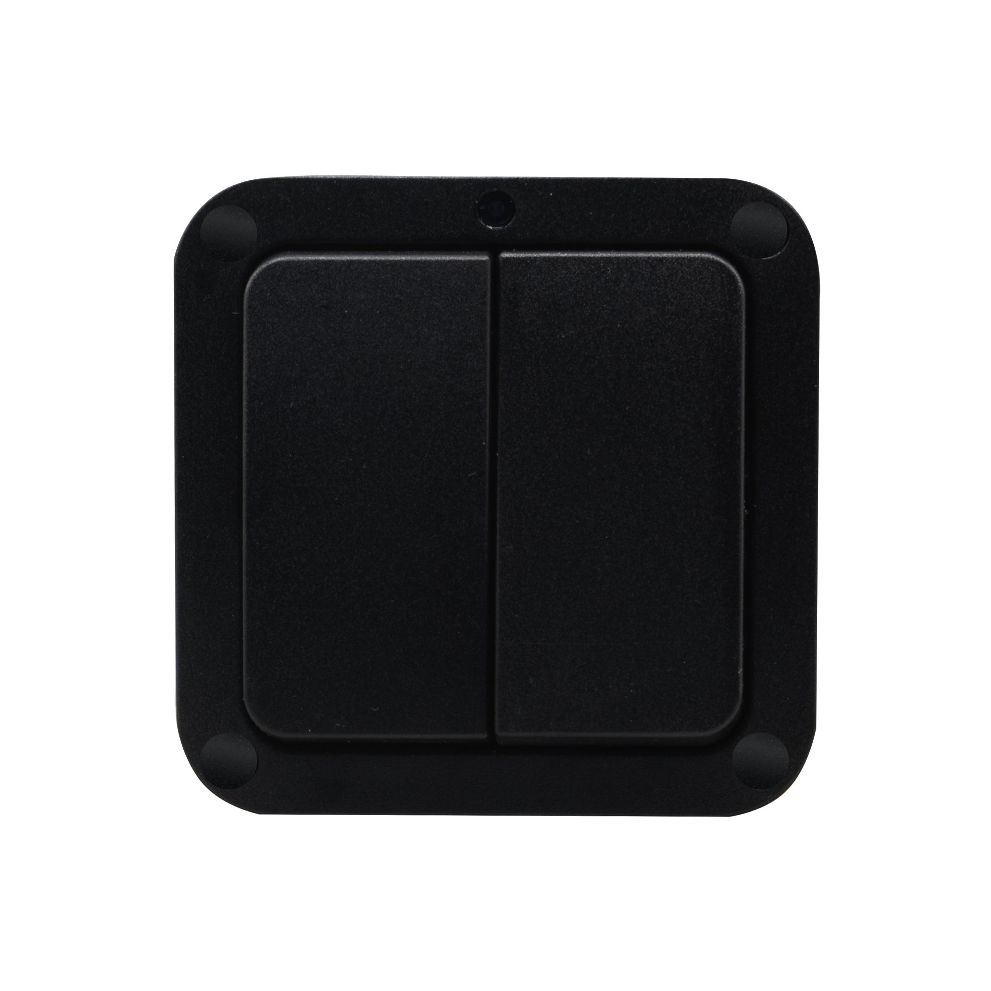 Niglon Hurricane 2 Gang 2 Way 20A IP66 Weatherproof Switch Black - H-BWS202