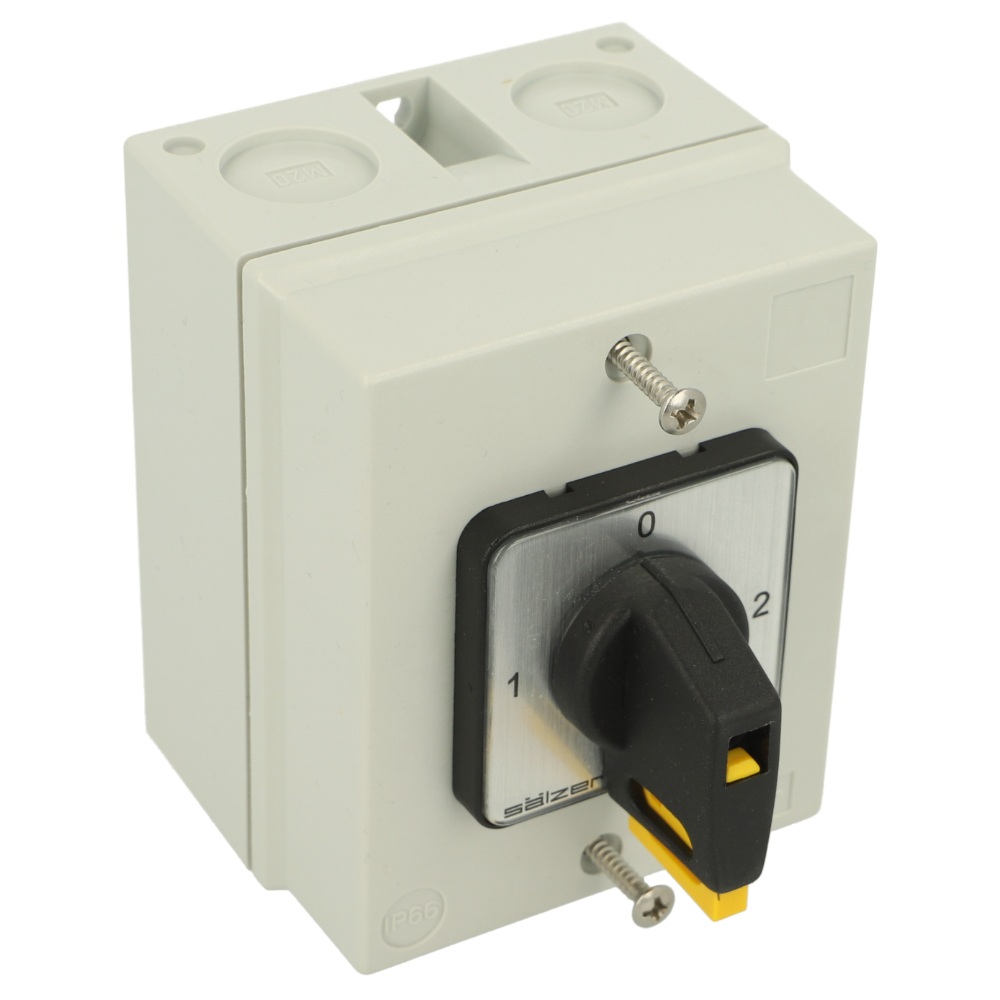 Salzer 20A 2 Pole 3 Position Changeover Switch IP66 - M220-61152-076V1 - Image 2