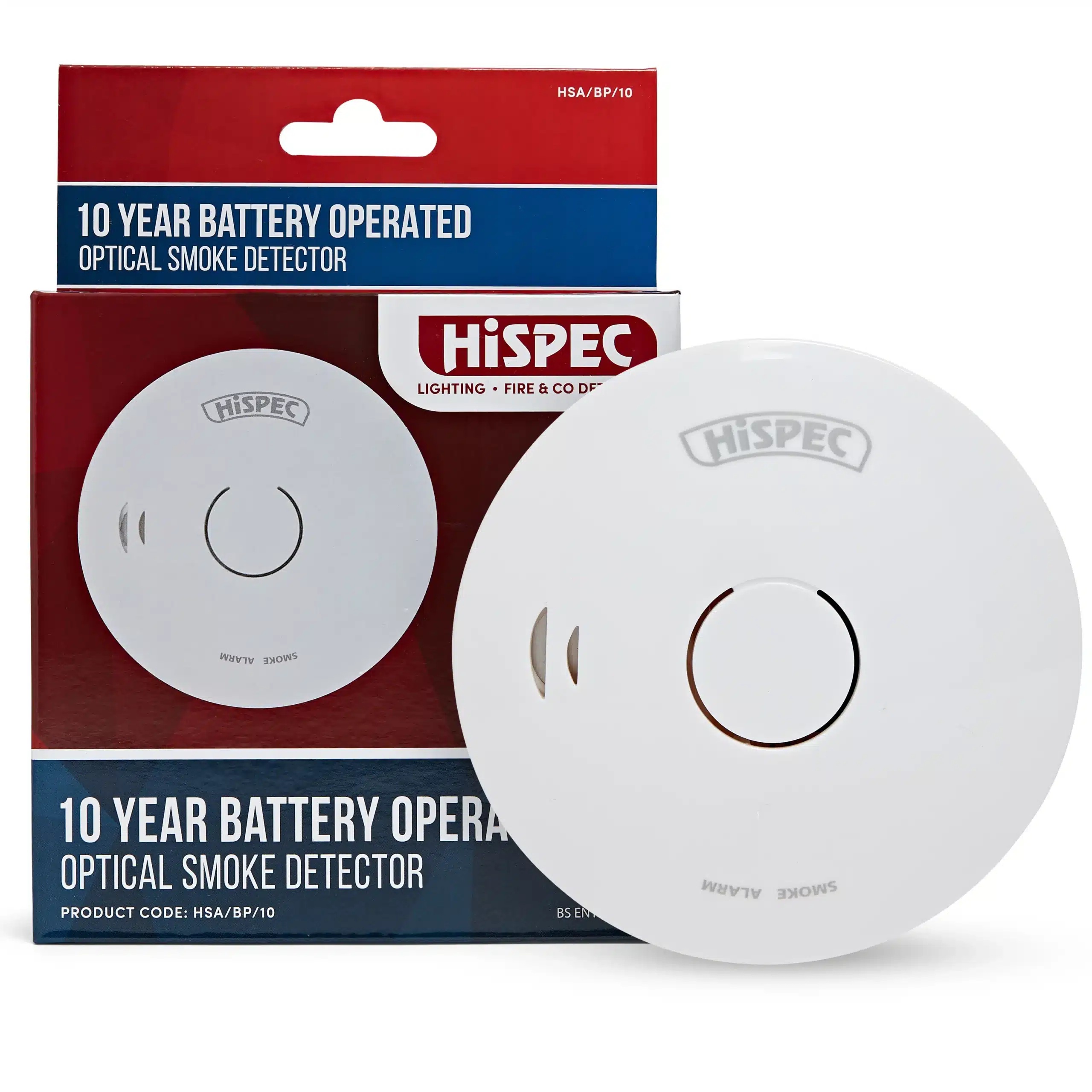 HiSPEC Battery Operated Smoke Detector Powered by a 10 Year Battery - HSA/BP/10 - Image 6