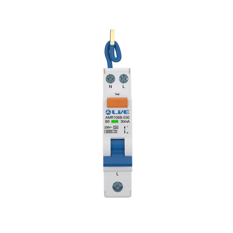 Live Electrical 6A 1 Pole A-Type Bi-Directional Mini RCBO B Curve 6kA – AMR106B-030