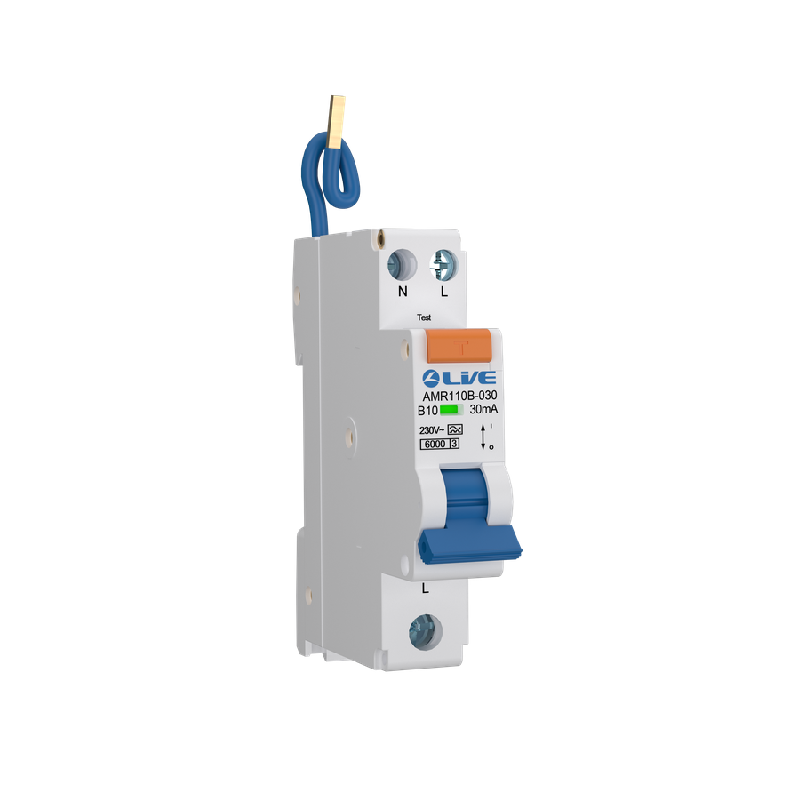Live Electrical 10A 1 Pole A-Type Bi-Directional Mini RCBO B Curve 6kA – AMR110B-030 - Image 3