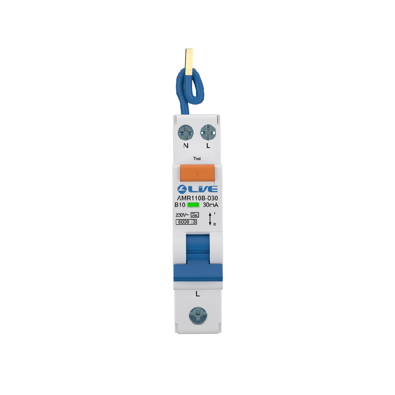 Live Electrical 10A 1 Pole A-Type Bi-Directional Mini RCBO B Curve 6kA – AMR110B-030