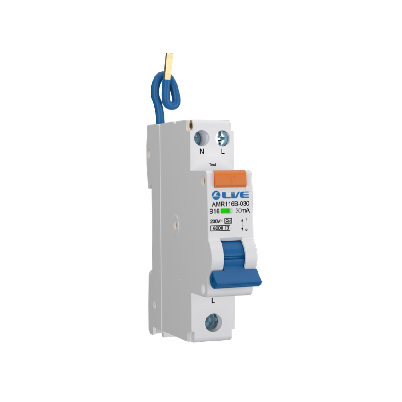 Live Electrical 16A 1 Pole A-Type Bi-Directional Mini RCBO B Curve 6kA – AMR116B-030 - Image 3