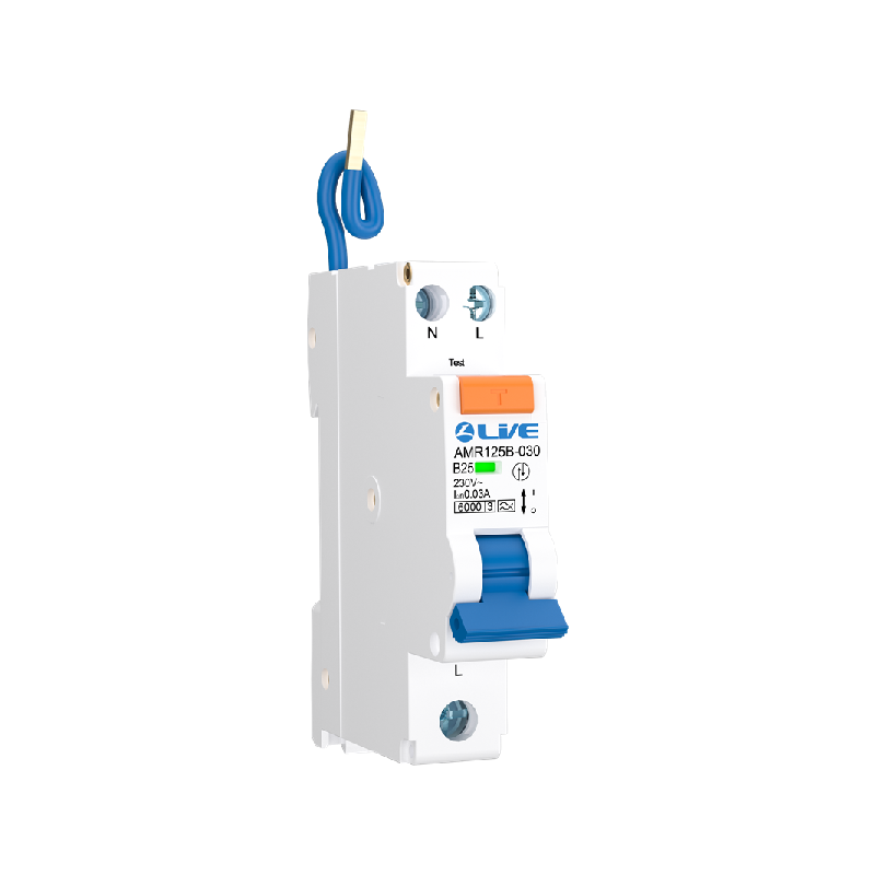 Live Electrical 25A 1 Pole A-Type Bi-Directional Mini RCBO B Curve 6kA – AMR125B-030 - Image 3