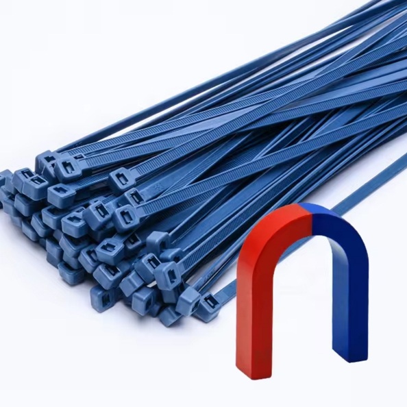 Deligo Metal Detectable Cable Ties Blue 2.5 x 100mm (Pack of 100) - CTMD25100BU