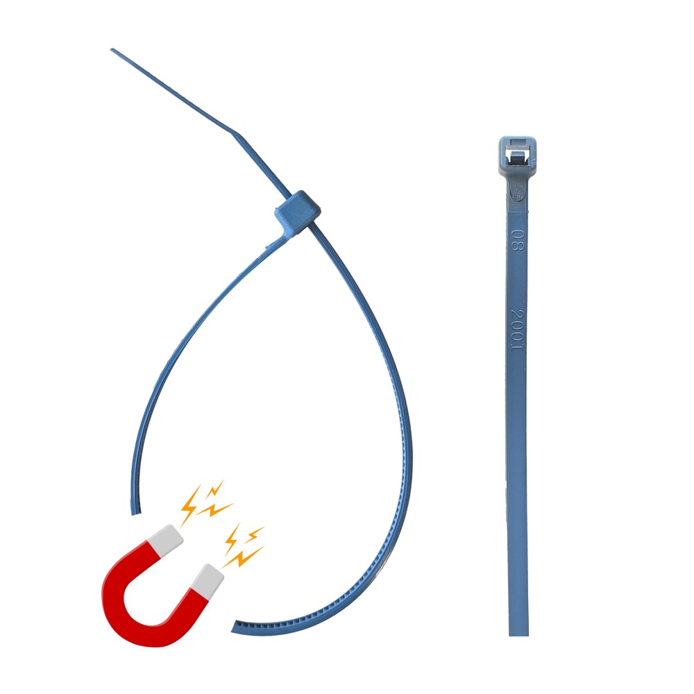 Deligo Metal Detectable Cable Ties Blue 4.8 x 380mm (Pack of 100) - CTMD48380BU - Image 4