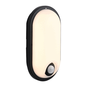 Saxby Pillo Plus CCT PIR IP65 15W Black - 118827