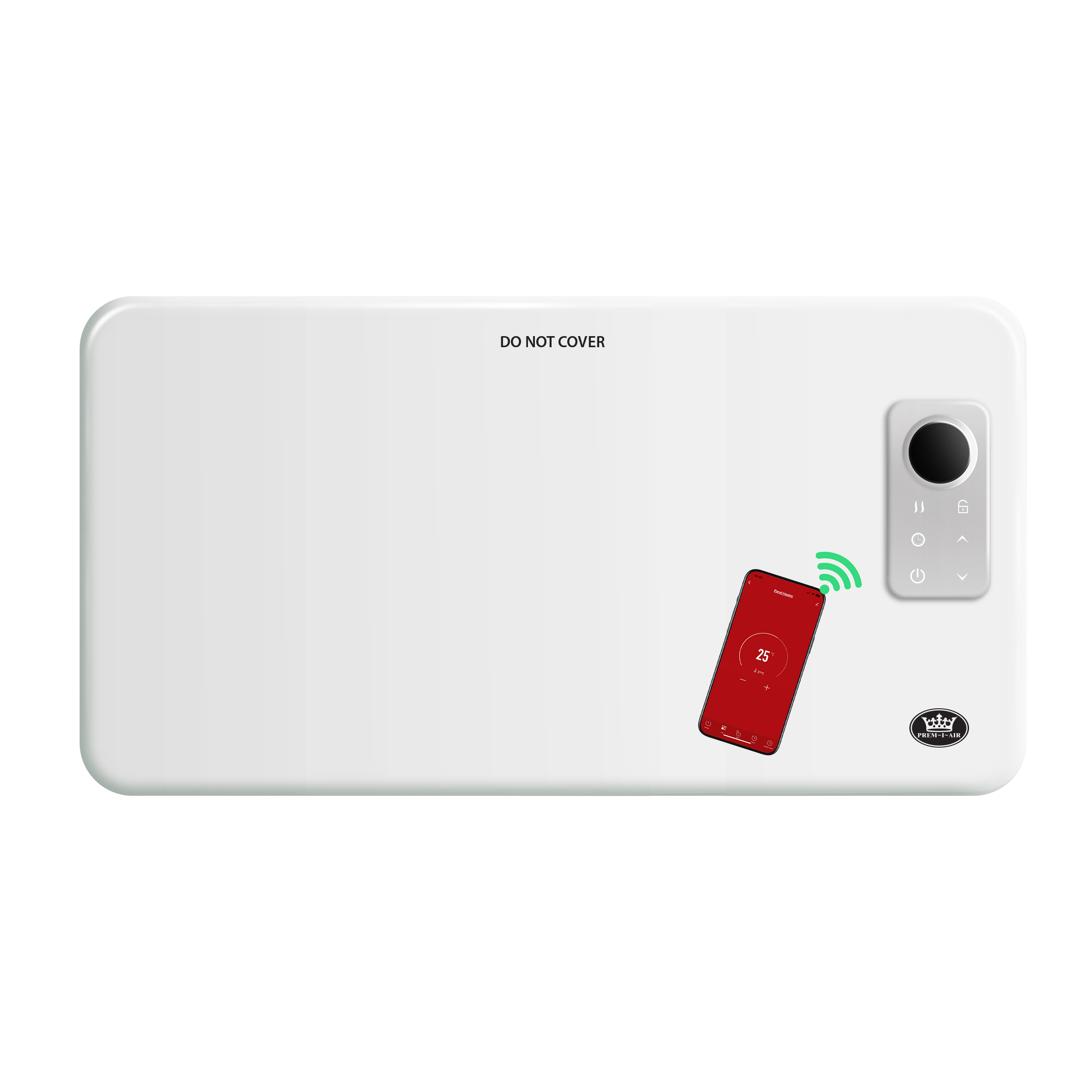 Prem-I-Air 1.5kW Panel Heater With Wifi Function Lot 20 Compliant - EH1942