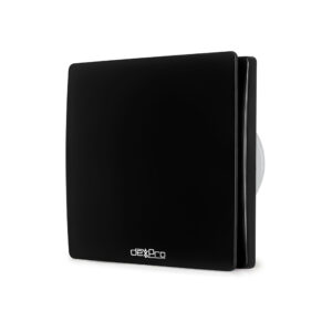 dexPro Delux 4’’ Extractor Fan with Timer IPX4 Black - DXF100BT