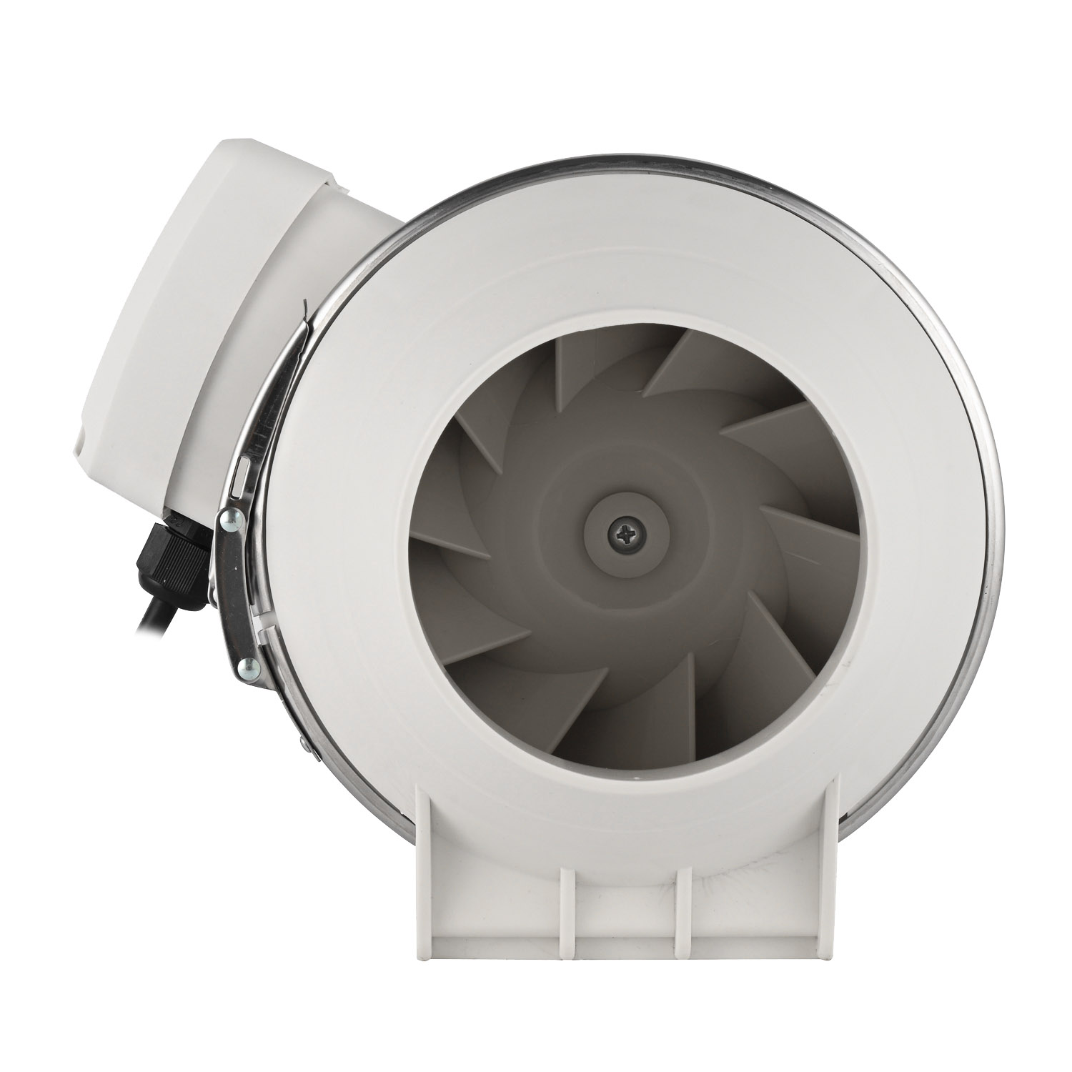 dexPro Delux Inline Duct Fan 4’’ with Timer IPX4 White - DXIF100T - Image 2