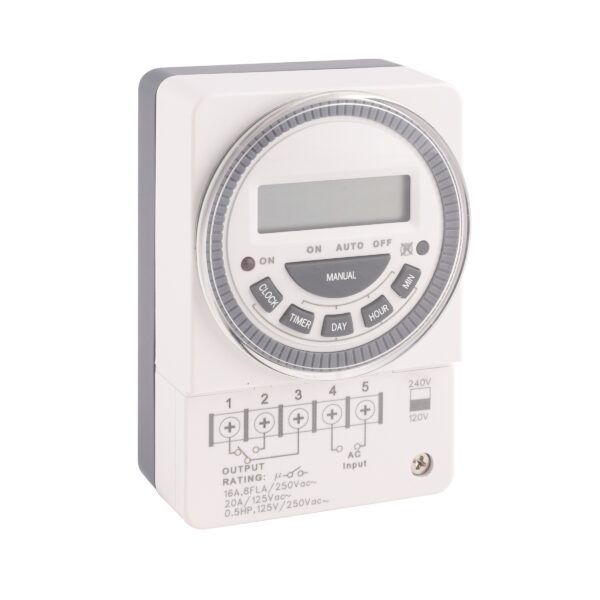 Niglon Surface Mounted 24Hr/7D Digital Timer – GPT247DS – TEW Electrical