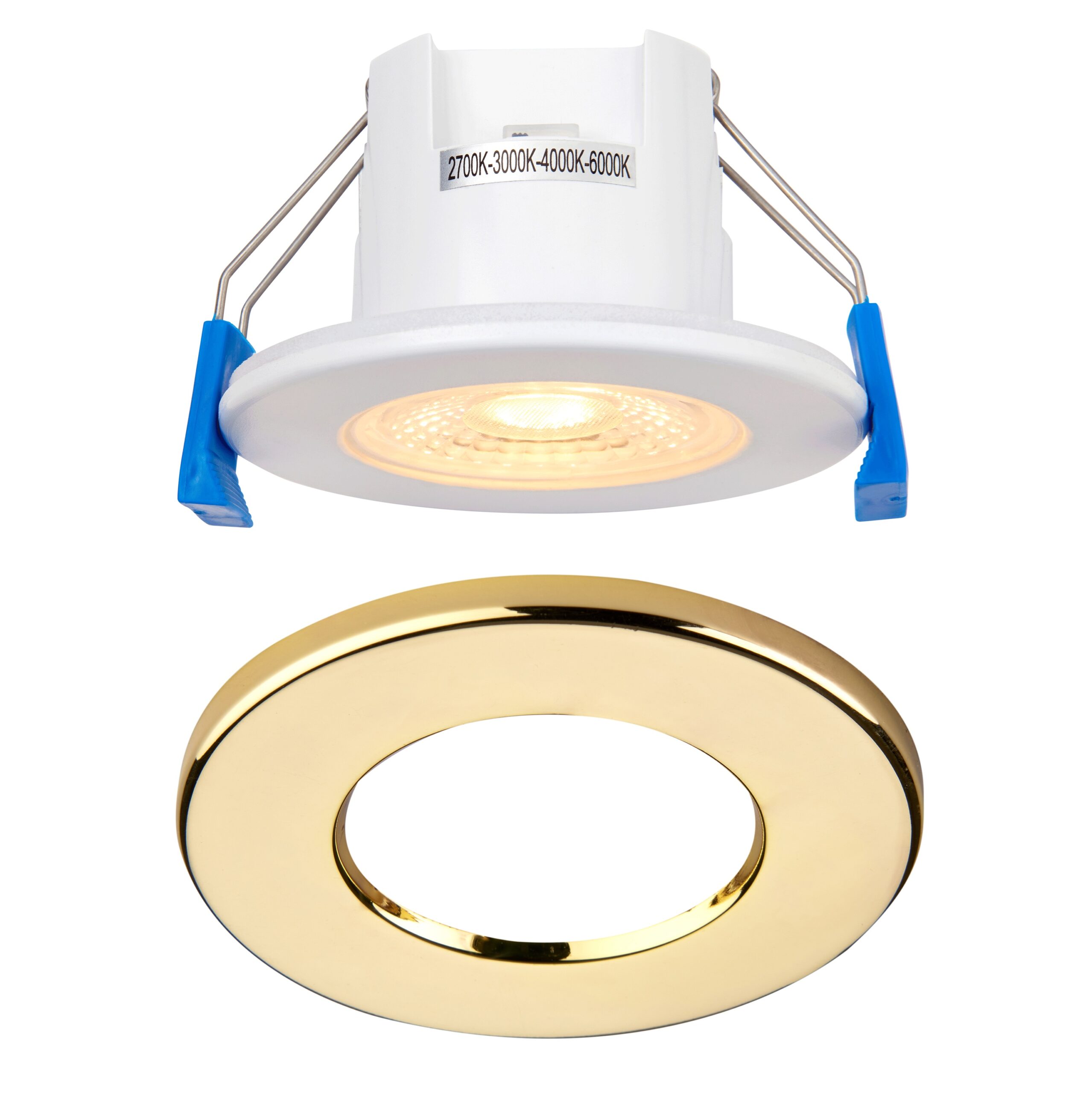 Saxby ShieldLITE 4CCT IP65 5W Polished Brass Bezel - 108763PB