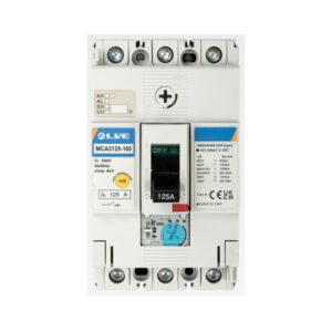 Live Electrical 160 Frame 3P 125A MCCB (Adjustable) - MCA3125-160