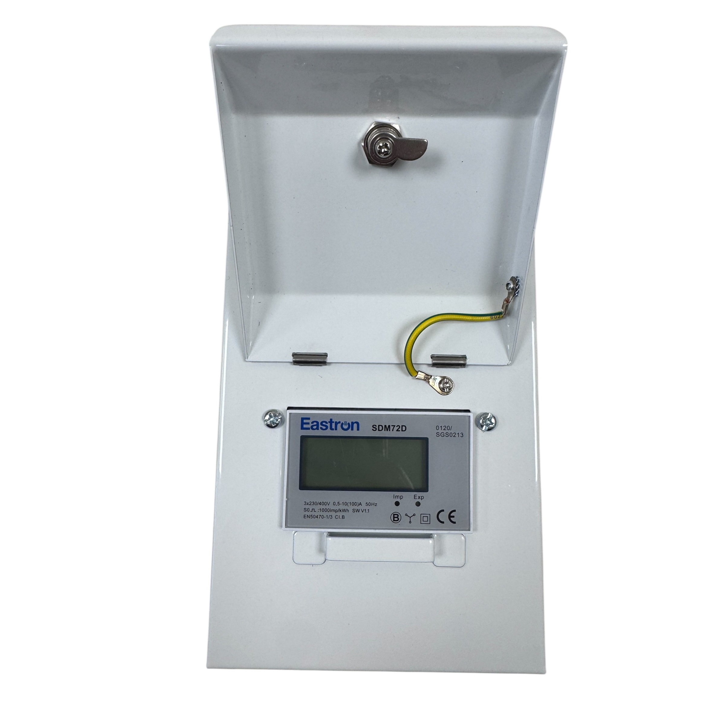 Eastron Metal Enclosed Eastron Three Phase Digital kWh Meter Din Rail Mount - ME3PDML