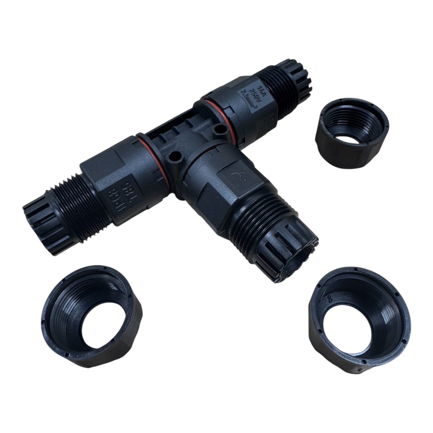Diamond LED 3 Way Inline Connector With Lever Terminal Block - NC-TC3P - Image 3