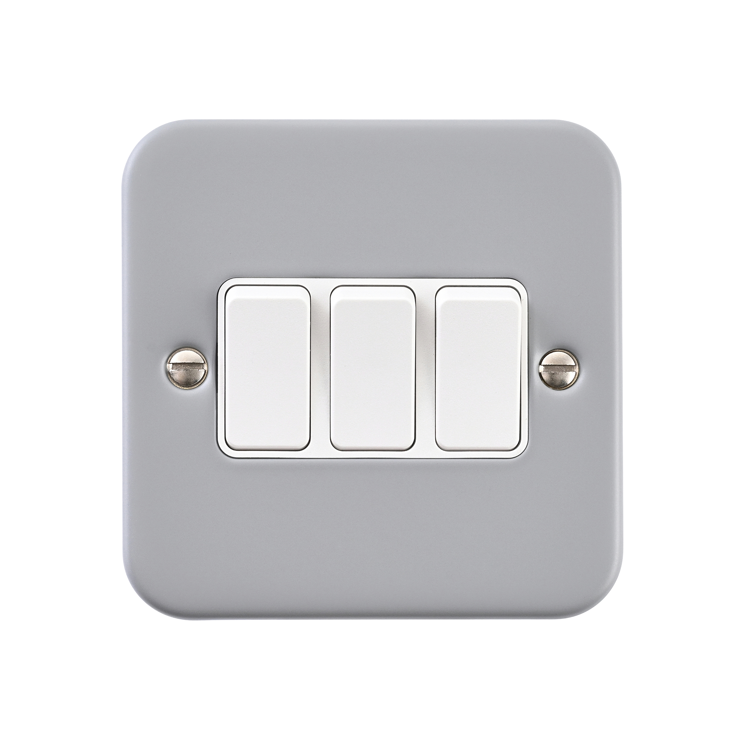 Saxby Metal Clad 10AX 3G 2-Way Switch - MC103 - Image 2