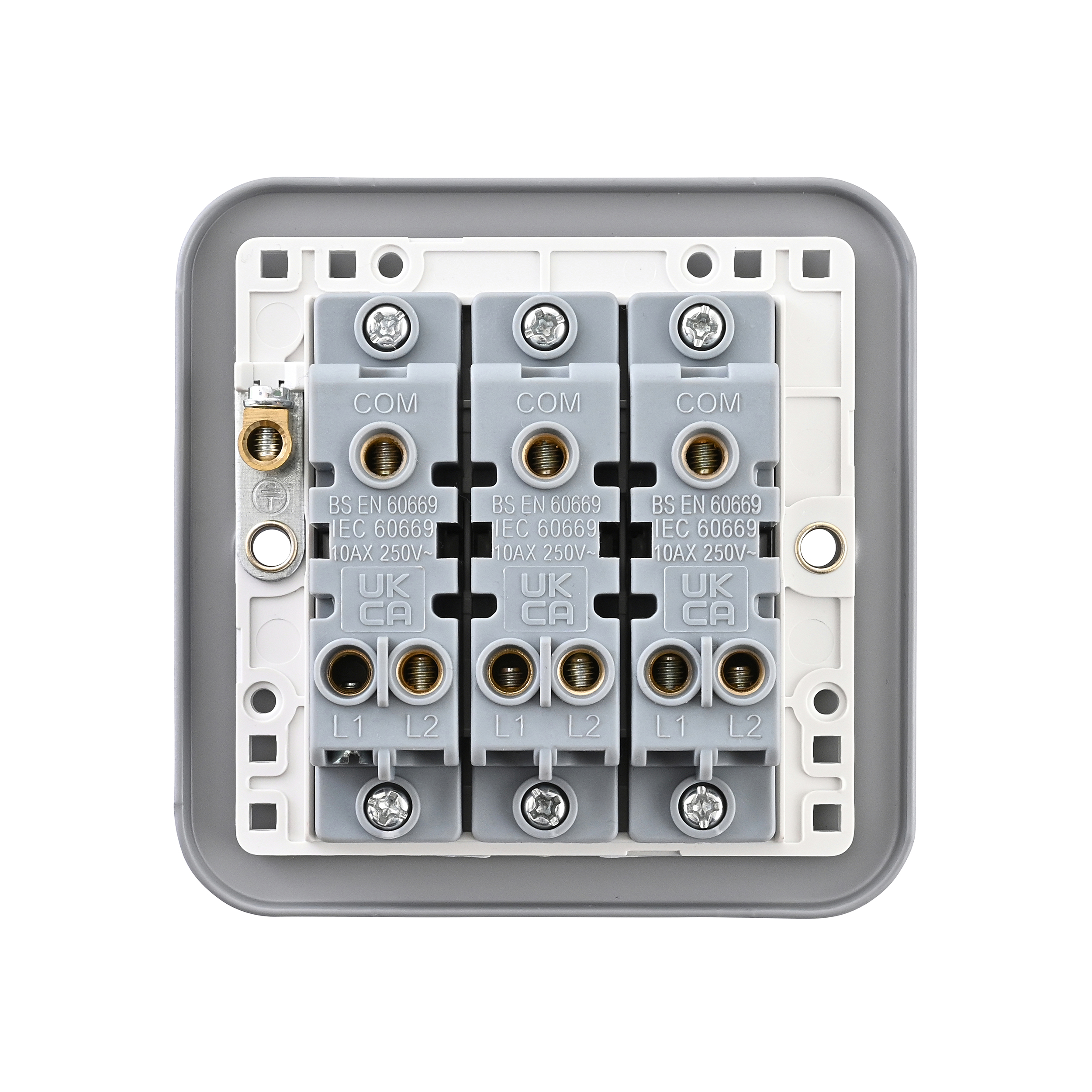 Saxby Metal Clad 10AX 3G 2-Way Switch - MC103 - Image 5