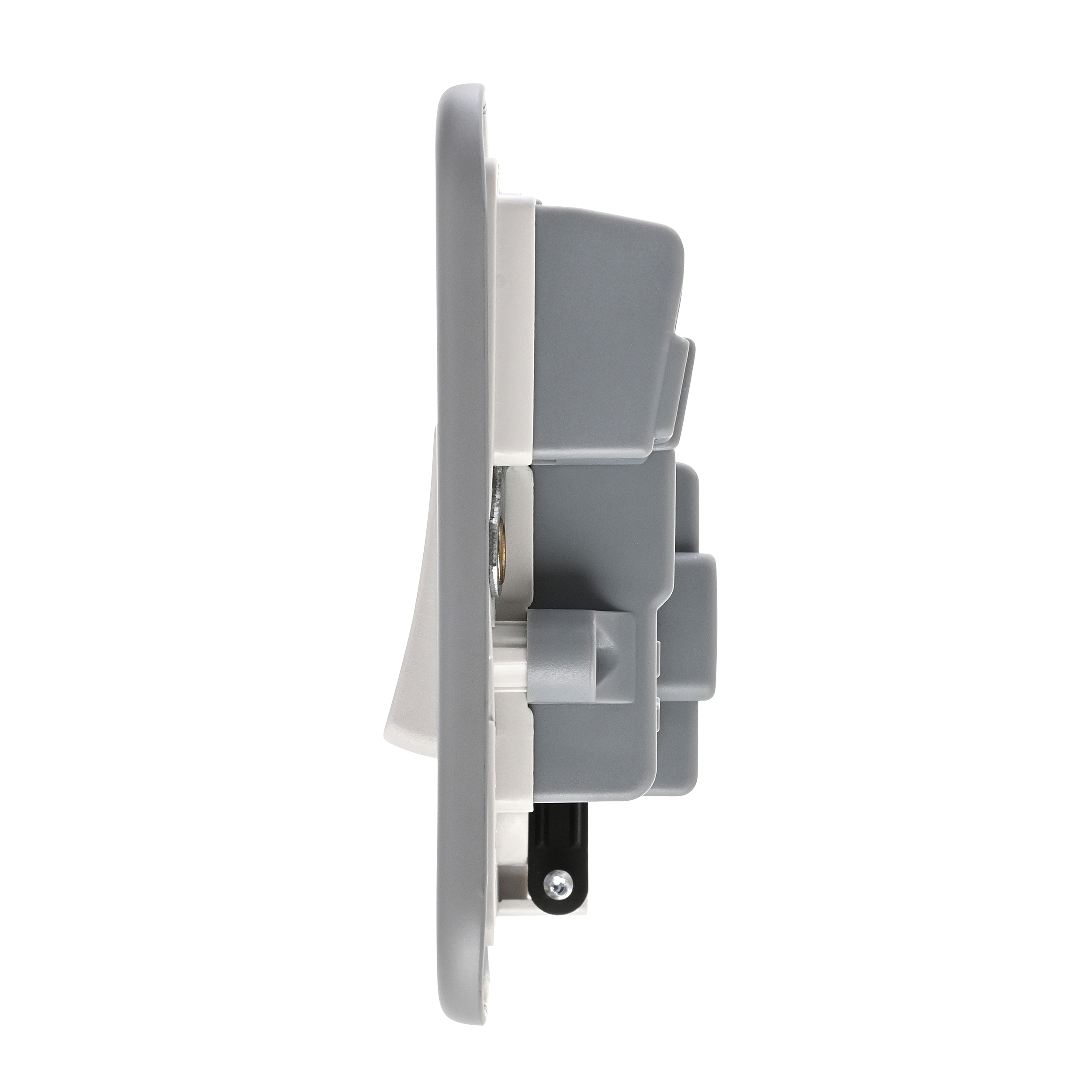 Saxby Metal Clad 13A Switched Fused Spur Unit with Flex Outlet and Neon - MC323 - Image 6