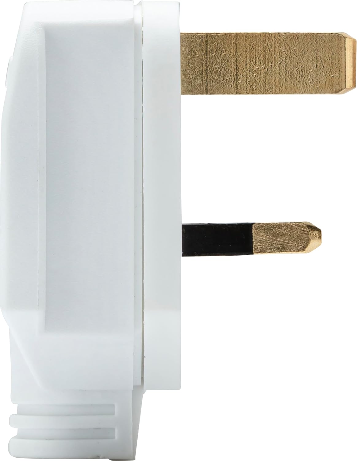 Knightsbridge 13A Heavy Duty Rubber Plug Top (Screw Cord Grip) White - SN1383RW - Image 3
