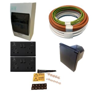 240V Mains Electric Hook Up Installation Kit Campervan Motorhome Conversion Kit 172 - CVMHCONVKIT172