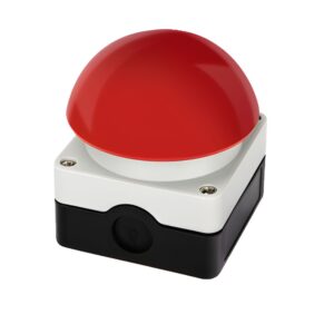 Live IP65 Auto Reset Push Button Palm Switch Red 1NO 1NC - PSR/R