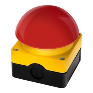Live IP65 Self Locking Push Button Palm Switch Red 1NO 1NC - PSS/R