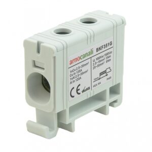 Arnocanali Compact 1 Hole DIN Terminal 35mm Grey - BKF351G