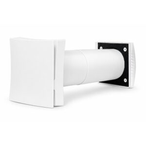 Blauberg 100mm Background Ventilator Acoustic Passive Vent Grille Kit 2500mm² Equivalent Area White - BVK-EA-2500-WHI