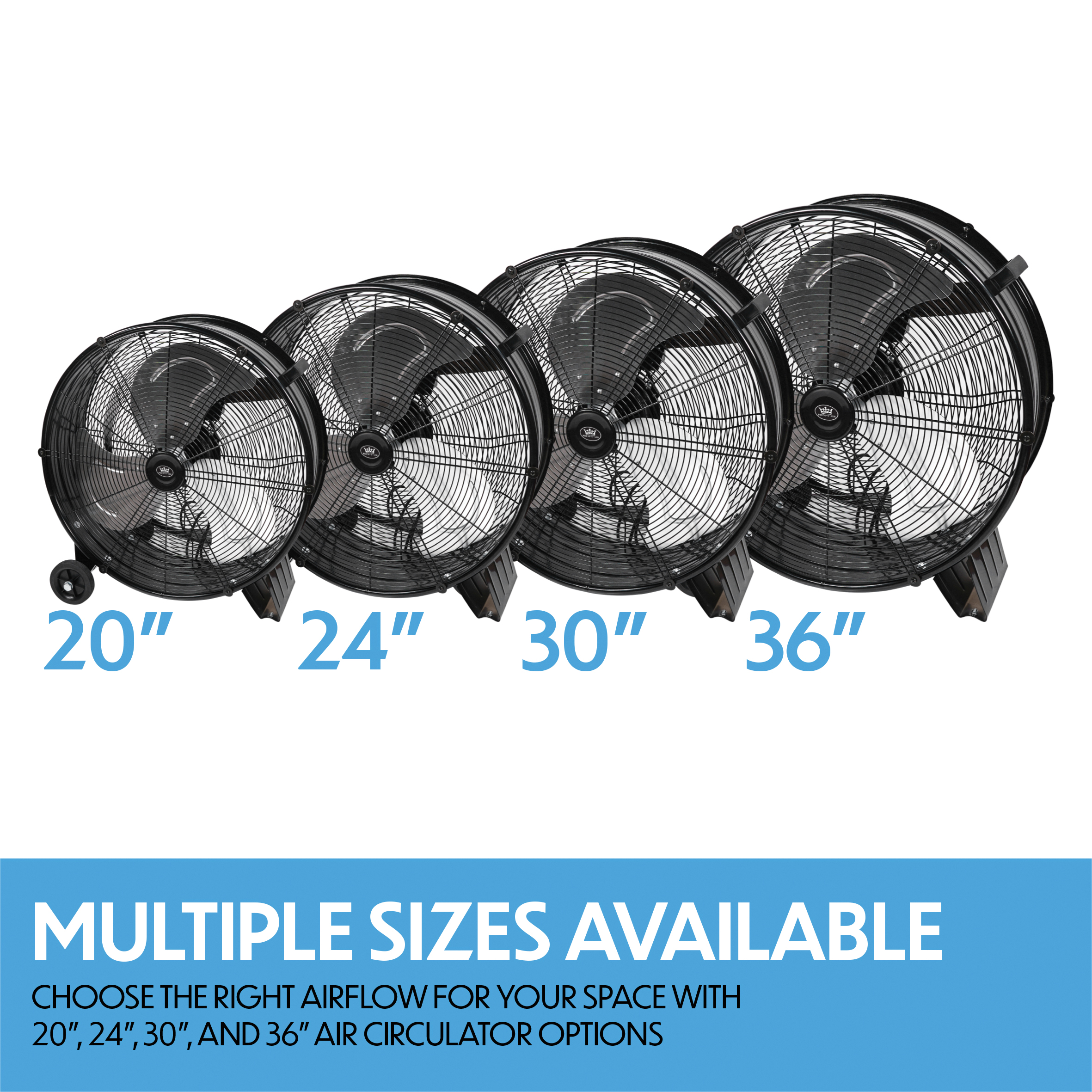 Prem-i-air Air Circulator Fan with Remote 20" Sizes, 3 Speeds, Adjustable Tilt Head & High Velocity Cooling for Home, Office or Gym - EH5400 - Image 8