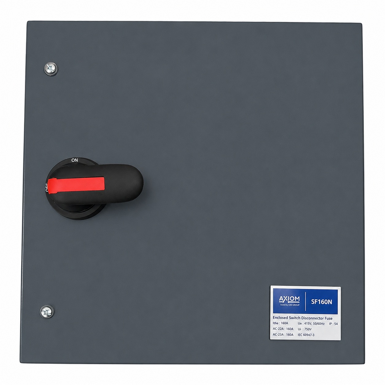 Axion CED 160A TPN Switchfuse Isolator - SF160N - Image 2