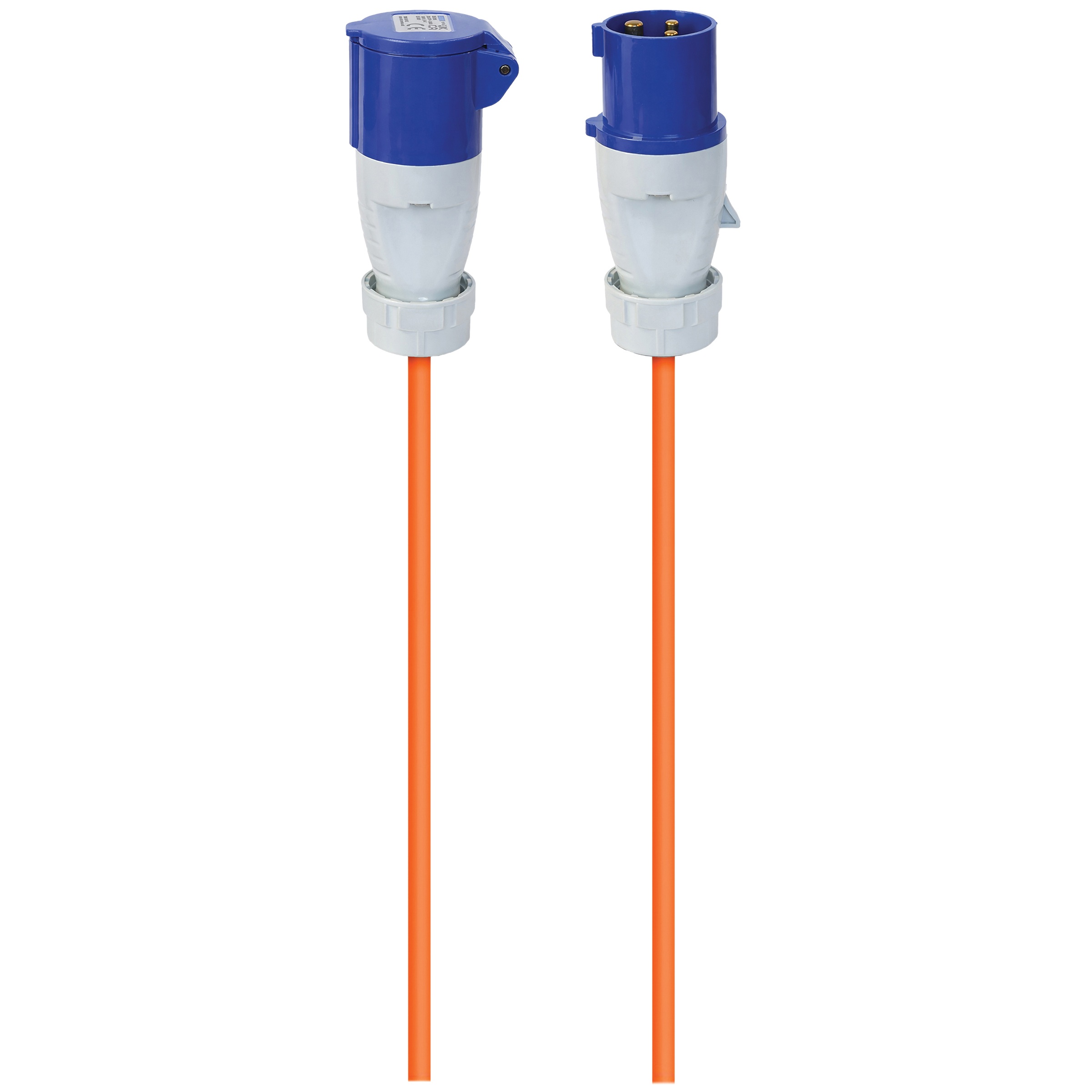 TEW 16A High Current Extension Lead with Orange 1.5mm Cable 3m - TEWE303BH